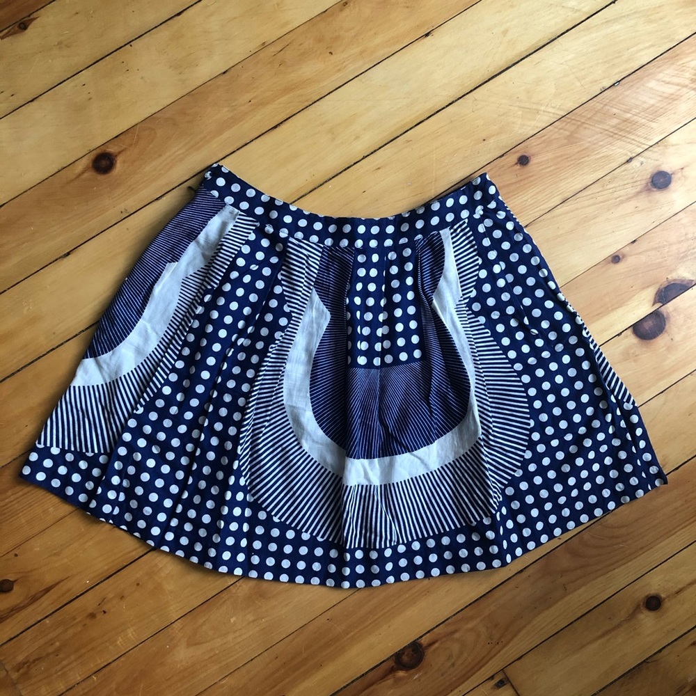 Cotton A-Line Pocket Skirt